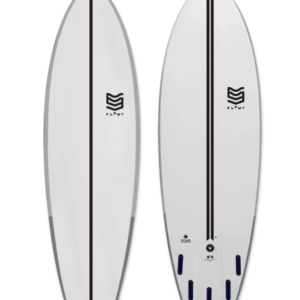 6'4 MAGNET FISH EPS CLEAR CARBON SHORTBOARD